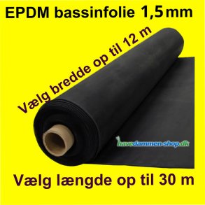EPDM bassinfolie 1,5 mm
