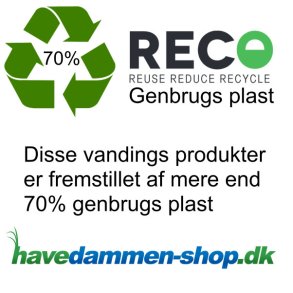 Havevanding tilbehør af genbrugsplast