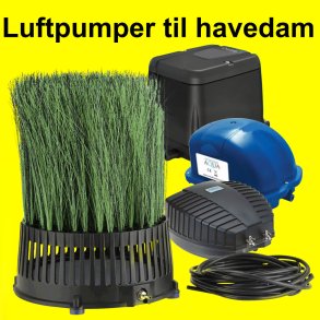 Luftpumpe til havedam