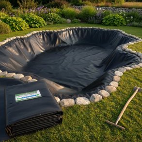 bassinfolie & havedamsfolie - epdm gummifolie - folie til havedam