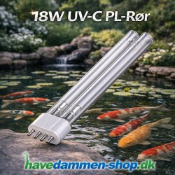 18W UV-C PL-r�r � Reservedel til havedam