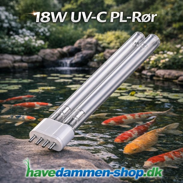 18W UV-C PL-r�r � Reservedel til havedam