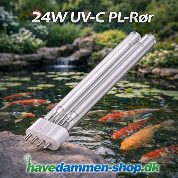 24W UV-C PL-r�r � Stabil og effektiv vandrensning