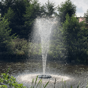 Pondteam flydende springvand 35.000 til stor havedam eller s