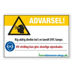 25W UV-C TL-r�r Philips � klart vand uden besv�r