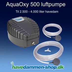 Oase AquaOxy 500 Luftpumpe til havedam - sommer og vinter