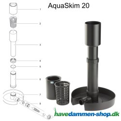AquaSkim 20 - Overfladeskimmer til havedammen