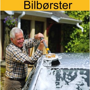 Bilbørster fra Hozelock