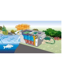 Oase BioTec ScreenMatic 40.000 havedamsfilter giver klart vand