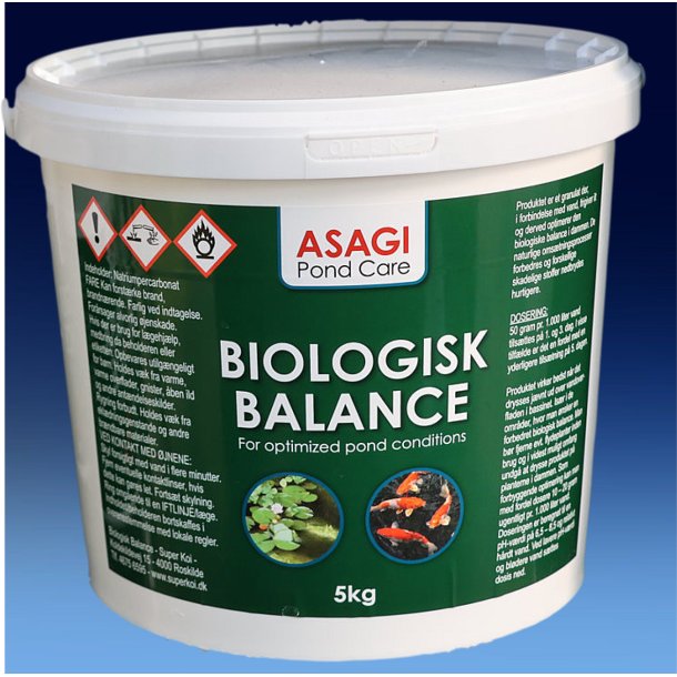 Asagi Pond Care Biologisk Balance 5 kg - give  Biologisk Balance i din havedam