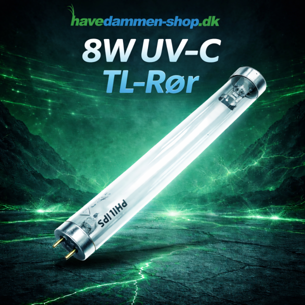 8W UV-C TL-r�r Philips � lille r�r, stor forskel