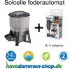Solcelle foderautomat til havedam- SuperFish  Solar Fish Feeder