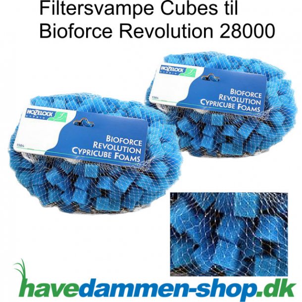 Filtersvampe Cubes net til Bioforce rev. 28000