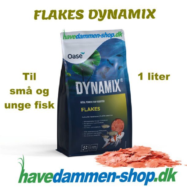 Fiskefoder DYNAMIX FLAKES - 1 liter