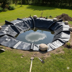 Bassinfolie og havedamsfolie og gummifolie