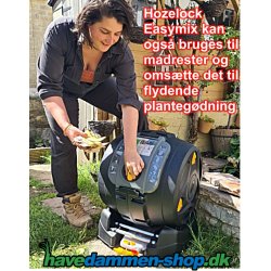 Kompost-tromle EasyMix 2-i-1 fra Hozelock