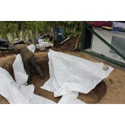 Sort underlagsdug til under bassinfolie / ukrudtsdug