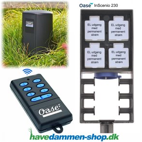 InScenio 230 - Udendrs samleboks med 4 EL-udtag