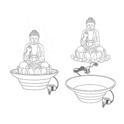 Indendrs Buddha Vandfontne