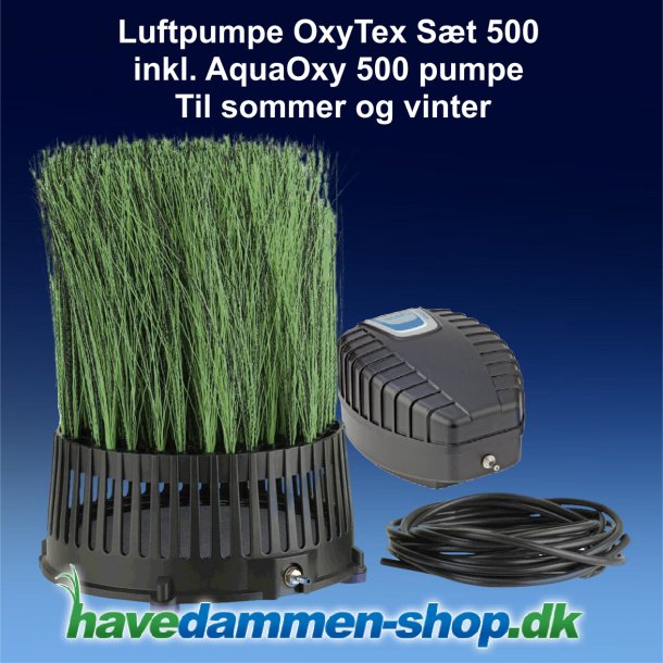 Luftpumpe 500 inkl. OxyTex luftsten med kunstgrs