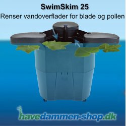 SwimSkim 25: Flydende overflade skimmer til mindre havedamme