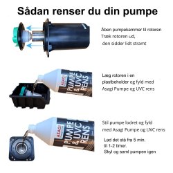 Pond Care rensevske til pumpe og UVS – Beskyt udstyr til havedam mod kalk
