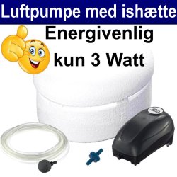 PondoPolar Air � energivenlig 6W luftpumpe med Ish�tte