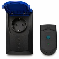 AquaForte RC400 Fjernbetjent Stikkontakt IP44 � Perfekt til Havedam og Have