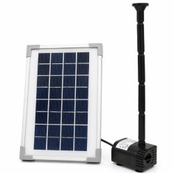 Solcelle springvand 300 l/t Heissner til sm� vanddekorationer og havedamme