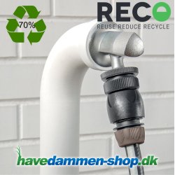 Slangekobling i genbrugsplast 