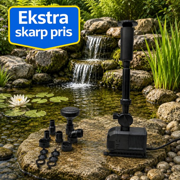 SunSun HJ2203 Springvands- og vandstenspumpe�til havedam og have