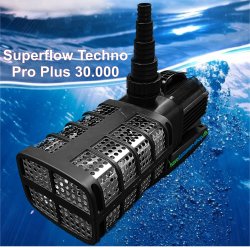 Superflow Techno Pro Plus 30.000S. Pumpe til filter, vandlb og vandfald