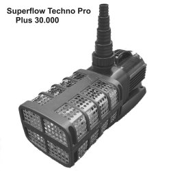 Superflow Techno Pro Plus 30.000S. Pumpe til filter, vandlb og vandfald