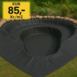 Bassinfolie / Havedamsfolie EPDM 1.0 mm bredde 6,1 meter