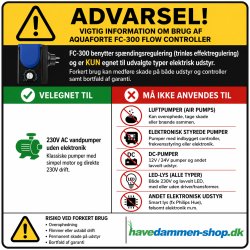 AquaForte FC-300 Flow Controller � Effektiv styring af pumpe og flow