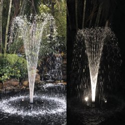 Pondteam flydende springvand 35.000 til stor havedam eller s