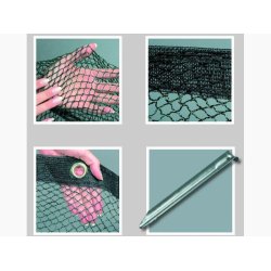 Lvnet til havedam 4x3m -  ekstra holdbart og effektivt