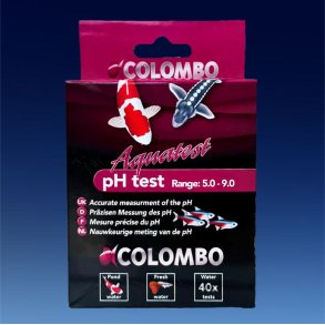 Colombo Aquatest pH testst til vandprver fra havedammen