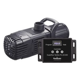 Superflow Techno Pro 22000s pumpe med kontrolpanel - Spar Strm