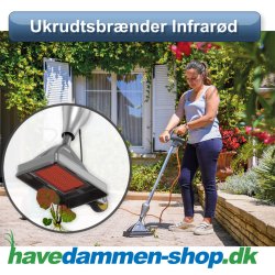 Infrard Turbo Ukrudtsbrnder til Gasdser eller Gasflasker