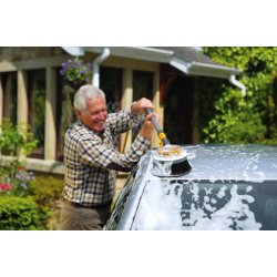 Bilbrste lang med roterende bilbrste Pro med sbedispenser