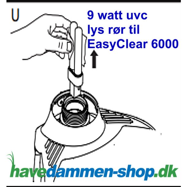 9W UVC lys-rr (PL) til EasyClear 6000