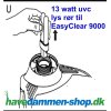 13W UVC Lys rr (PL) til EasyClear 9000